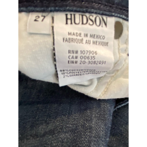 Hudson Mid-Rise Distressed Skinny Jeans - Size 27 * WJ03 - Picture 11 of 11